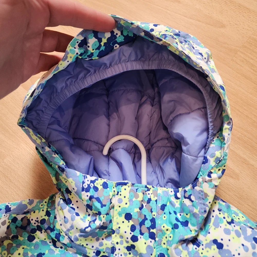 The‎ North Face Insulated Hyvent Coat Kids Youth Size Large 14/16 Blue Green